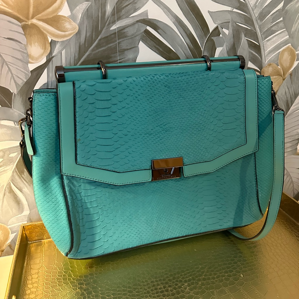 Bcbg Teal Messenger Bag